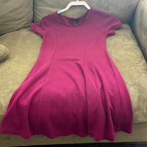 Magenta Forever 21 T-shirt Dress